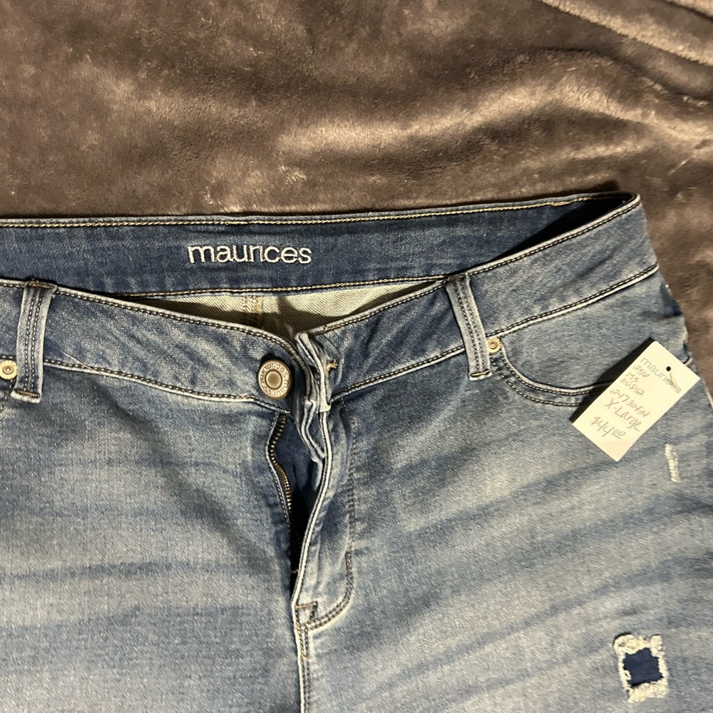 Maurices High Rise Light Blue Jeans
